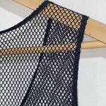 Sachin + Babi  shirt sequins tank top mesh‎ black and red Photo 1