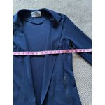 Ruff Hewn  Womens‎ Jacket Blazer Lightweight Stretch Navy Blue Pockets Sz Xs Photo 5
