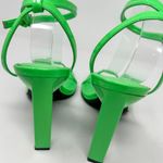 Marc Fisher Arthur Lime Green Ankle Strap Sandal Heel, NEW, Size 8.5, MSRP $130 Photo 6