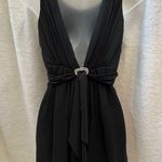 Laundry by Shelli Segal  Black Dress with Embellished Belt Photo 6