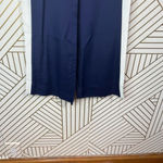 Reformation Side Stripe Flared Pants in Navy Blue White Size US XS Photo 3
