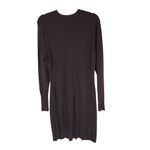 BCBG Maxazria Brown Long Sleeve Knit Sweater Dress V-Neck Size M Photo 1
