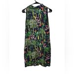 VILAGALLO Floral Tropical Parrots Dress Size US 6 Photo 1