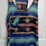 Show Me Your Mumu  aztec tribal sleeveless top size medium‎ small Photo 0