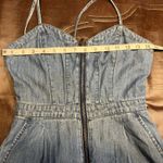 Pilcro and the Letterpress Anthropologie  Denim Zip Front Jumpsuit Womens‎ 0 Photo 13