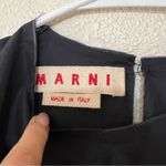 Marni dark grey raw cut silk wool cashmere dual fabric sweater 38 / US2 Gray Size 2 Photo 4