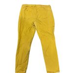 Old Navy Women's Size 18 Yellow Mid-Rise Skinny Jeans Stretch Denim Photo 5
