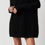 Free People Ottoman Slouchy Tunic Dress in Black Size Large Photo 0