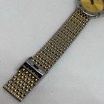 Fondini women watch gold silver tone 30mm quartz analog mesh band running Photo 4