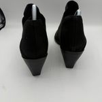 Eileen Fisher  Even Tumbled Nubuck Bootie Black Suede Block Heel Ankle size 8.5 Photo 4