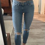 Paige Verdugo Crop Jeans with knee slits rips Photo 0