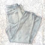 REWASH Women’s  Jeans Denim Drawstring Joggers M Lightwash Elastic Waist EUC Photo 1