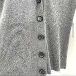 Michael Kors  Gray VNeck Snap Button Cardigan Photo 3