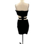 Tiger Mist  Candice Velvet Cutout Dress Black‎ Mini Size Large Photo 7