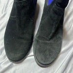 Sperry ‎ Black Suede Heeled Ankle Boots Photo 6