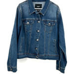 Nine West  Jeans Size XXL‎ Missy Lightweight Blue Jean Denim Jacket Button Front Photo 0