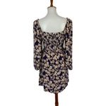 Sanctuary Smocked Floral Long Sleeve Mini Dress Boho Cottagecore Aesthetic 8 Photo 3