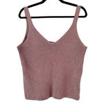 Old Navy  Purple Ribbed Knit V Neck Tank Top Women’s Size Large Photo 0