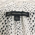 Adrianna Papell  Snake Print Top Large Casual Workwear Contemporary Feminine Photo 1
