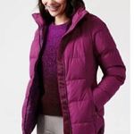 Athleta  Downtown Puffer Jacket in Magenta Fuschia Photo 0