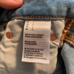 American Eagle  Denim Mini Skirt Cut Off Light Wash Photo 7