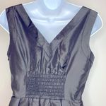 Bebe  Black Silk Beaded Bubble Cocktail‎ Dress Size S Photo 7