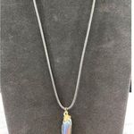 Vintage Women's Multicolor set of 2 Crystal Necklace SKU 6030 Blue Photo 0