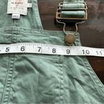 The Nines by Hatch Olive Green Denim Maternity Overalls XL Casual Postpartum Photo 9
