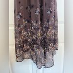 Xhilaration Xhiliration floral purple midi wedding or shower guest size medium Photo 7
