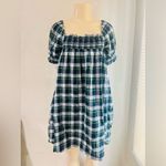 American Eagle  Plaid babydoll Dress M NEW NO TAGS has pockets 100% cotton Photo 9