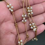 Vintage AVON Faux Pearl Beaded Gold Photo 9