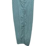 Primark  Polka Dot Hi-Lo Button Sleeveless MIDI Dress Blue Size 4 Prep Minimal Photo 2