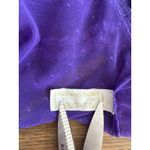 Victoria's Secret Vintage  Purple Lace Mesh Teddy Lingerie Size Small Thong 80s Photo 4