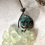 Aquamarine turquoise double strand Necklace Photo 6