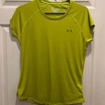 Under Armour  Heatgear UACatalyst Green Semi Fitted Short Sleeve Shirt Women's L Photo 0
