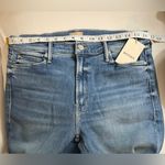 MOTHER Denim NWT  Mid Rise Dazzler Ankle Fray Jeans Riding Cliffside Size 32 Photo 13