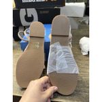 Jack Rogers Slip On Bow Detail Satin Blush Stripe Heidi Sandals Size 8.5 Preppy Photo 8