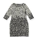 American Living Animal print sweater dress  • leopard • black and white • sweater Photo 1