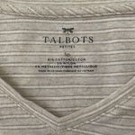 Talbots petites stripe v-neck longsleeve top S petite Photo 6