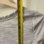 Merona Gray Textured Short Sleeve T-Shirt Dress Photo 6