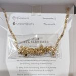 Luna Norte | Black Onyx Heart Necklace Gold Photo 8