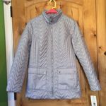 via spiga Moonstone Quilted Jacket Funnel Neck Puffer Coat 62242V $180 NWT M Photo 2