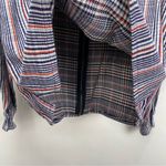 Tribe Kelley Oversized Shacket Size Small Striped Photo 8