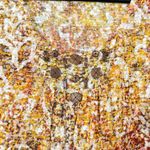 Heart of Palm Brown Neckline Accent Semi Sheer Lightweight Tee Size S Photo 2