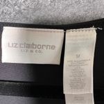 Liz Claiborne  Black Sleeveless Scoop Neck Tank Top M Polyester Spandex Photo 1