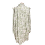 Roberta Roller Rabbit Roller Rabbit Caxias Darya Dress Sage Green White Floral Size Medium Photo 6