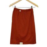 Vintage 60s 70s Korvettes Mini Skirt NWT Deadstock Ribbed Knit A Line Womens XS Photo 0