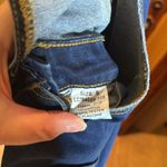 LAPIS LOFT WOMEN'S ADJUSTABLE STRAP DENIM LOOSE WIDE LEG OVERALLS Size Small Blue Photo 8