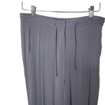 Loro Piana  grey 100% silk tapered trouser pants sz 40 US 4 Photo 2