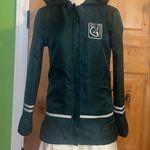 Chiaki Nanami Cosplay Anime Costume Jacket & Skirt EUC S w/ Pink Wig & Hair Clip Green Photo 4